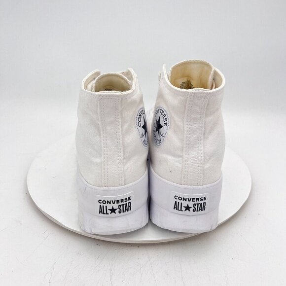 Converse Chuck Taylor All Star Lugged 2.0 High Men Size 9.5 A00871C White Shoes - Picture 6 of 13